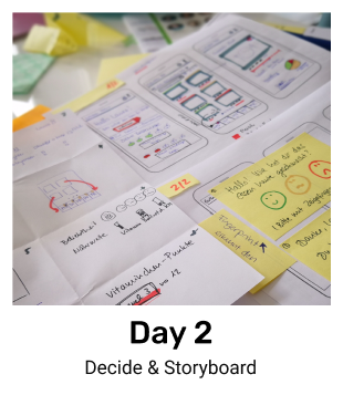 Day 2 - Decide & Storyboard